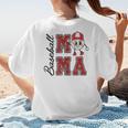 Baseball Mama Baseball Mom Game Day Senior Night Women's T-Shirt Back Print Baseball Mama Baseball Mom Game Day Senior Night Women's T-Shirt Back Print