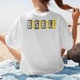 Baseball Mama Yellow Leopard Print Baseball Mom Gear Sports Women's T-Shirt Back Print Baseball Mama Yellow Leopard Print Baseball Mom Gear Sports Women's T-Shirt Back Print