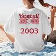 Baseball Mom Since 2003 Women's T-Shirt Back Print Baseball Mom Since 2003 Women's T-Shirt Back Print