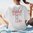 Baseball Mom 34 Number 34 Jersey Team Numbered Jersey Women's T-Shirt Back Print Baseball Mom 34 Number 34 Jersey Team Numbered Jersey Women's T-Shirt Back Print
