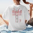 Baseball Mom 7 Number 7 Jersey Team Numbered Jersey Women's T-Shirt Back Print