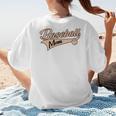 Baseball Mom Best Mama Cute Throwback Classic Women's T-Shirt Back Print Baseball Mom Best Mama Cute Throwback Classic Women's T-Shirt Back Print