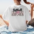 Baseball Mom Coquette Women Girls Baseball Mama Women's T-Shirt Back Print Baseball Mom Coquette Women Girls Baseball Mama Women's T-Shirt Back Print