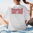 Baseball Mom Cute Mother Fans Baseball Graphic Raglan Baseball Tee Women's T-Shirt Back Print Baseball Mom Cute Mother Fans Baseball Graphic Raglan Baseball Tee Women's T-Shirt Back Print