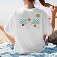 Baseball Mom Cute Retro Look Mothers Will Love Premium Women's T-Shirt Back Print