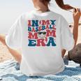 In My Baseball Mom Era Smile Face Retro Women's T-Shirt Back Print In My Baseball Mom Era Smile Face Retro Women's T-Shirt Back Print
