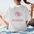 Baseball Mom Baseball Gloves Bat Baseball Player Women's T-Shirt Back Print