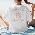 Baseball Mom Home Plate Social Club Mother's Day Women's T-Shirt Back Print Baseball Mom Home Plate Social Club Mother's Day Women's T-Shirt Back Print