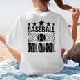 Baseball Mom Baseball Lover Mom Women's T-Shirt Back Print