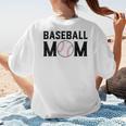 Baseball Mom Mommy Mama Mother's Day Women Retro Ball Sports Women's T-Shirt Back Print Baseball Mom Mommy Mama Mother's Day Women Retro Ball Sports Women's T-Shirt Back Print