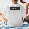 Baseball Mom Moms Against Baseball Pants On Back Women's T-Shirt Back Print
