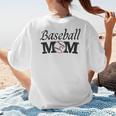 Baseball Mom Mother`s Day Women's T-Shirt Back Print Baseball Mom Mother`s Day Women's T-Shirt Back Print