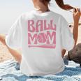 Baseball Mom Pride Heart And Bat Love Game Day Women's T-Shirt Back Print Baseball Mom Pride Heart And Bat Love Game Day Women's T-Shirt Back Print