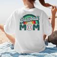 Baseball Mom Rainbow Game Day Women's T-Shirt Back Print Baseball Mom Rainbow Game Day Women's T-Shirt Back Print