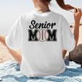 Baseball Mom Senior 2025 Mama Baseball Players High School Women's T-Shirt Back Print Baseball Mom Senior 2025 Mama Baseball Players High School Women's T-Shirt Back Print