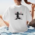 Baseball Mom My Son Will Be Waiting For You At Home Premium Tri-Blend Women's T-Shirt Back Print