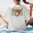 Baseball Mom Sports Graphic Novelty Women's T-Shirt Back Print Baseball Mom Sports Graphic Novelty Women's T-Shirt Back Print