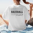 Baseball Mom Vintage Sporty Humor Women's T-Shirt Back Print