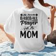 Baseball Mom Women Girls Daughter Mother Baseball Player Women's T-Shirt Back Print Baseball Mom Women Girls Daughter Mother Baseball Player Women's T-Shirt Back Print