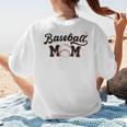 Baseball Mom Baseball Women's T-Shirt Back Print
