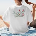Baseball Mom's Favorite Game Day Premium Women's T-Shirt Back Print