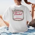 Baseball-Shirt Women Mama Mother Baseball Mom Premium Women's T-Shirt Back Print