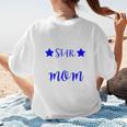 BASEBALL STAR MOM Sporty Design For Proud Baseball Moms Women's T-Shirt Back Print BASEBALL STAR MOM Sporty Design For Proud Baseball Moms Women's T-Shirt Back Print