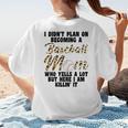 I Didn't Plan On Becoming a Baseball Mom Baseball Women's T-Shirt Back Print I Didn't Plan On Becoming a Baseball Mom Baseball Women's T-Shirt Back Print
