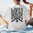 I Dislike Baseball Pants Softball Tball Baseball Mom Women's T-Shirt Back Print I Dislike Baseball Pants Softball Tball Baseball Mom Women's T-Shirt Back Print