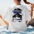 El Salvador Baseball Mom Salvador Baseball Girl Women's T-Shirt Back Print