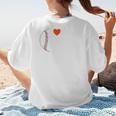 I Heart Hot Baseball Moms Women's T-Shirt Back Print