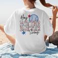 Hey Batter Batter Swing Graphic For Baseball Moms Women's T-Shirt Back Print Hey Batter Batter Swing Graphic For Baseball Moms Women's T-Shirt Back Print