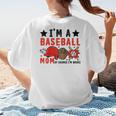I'm A Baseball Mom Of Course I'm Broke Raglan Baseball Tee Women's T-Shirt Back Print