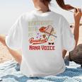 I'm Not Yelling This Is My Baseball Nana Voice Baseball Mom Premium Women's T-Shirt Back Print I'm Not Yelling This Is My Baseball Nana Voice Baseball Mom Premium Women's T-Shirt Back Print