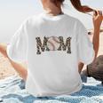 Leopard Baseball Mom Matching Baseball Mama Family Matching Premium Women's T-Shirt Back Print Leopard Baseball Mom Matching Baseball Mama Family Matching Premium Women's T-Shirt Back Print