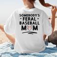 Loudmouth Baseball Mama ShirtSomebody's Feral Baseball Mom Women's T-Shirt Back Print Loudmouth Baseball Mama ShirtSomebody's Feral Baseball Mom Women's T-Shirt Back Print