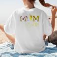 Mom Of Both Softball Baseball Mom Premium Women's T-Shirt Back Print Mom Of Both Softball Baseball Mom Premium Women's T-Shirt Back Print