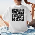 Who Needs Umpires When We Have Baseball Moms Baseball Women's T-Shirt Back Print