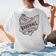 Ohio Baseball Mom Women's T-Shirt Back Print