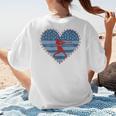 Primitive Patriotic American Baseball Mom Softball Dingers Women's T-Shirt Back Print Primitive Patriotic American Baseball Mom Softball Dingers Women's T-Shirt Back Print