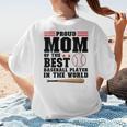 Proud Mom Of An Awesome Baseball Baseball Mom Women's T-Shirt Back Print Proud Mom Of An Awesome Baseball Baseball Mom Women's T-Shirt Back Print