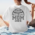 Senior Baseball Mom 2024 Women's T-Shirt Back Print