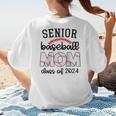 Senior Baseball Mom Class Of 2024 High School College Sports Raglan Baseball Tee Women's T-Shirt Back Print Senior Baseball Mom Class Of 2024 High School College Sports Raglan Baseball Tee Women's T-Shirt Back Print