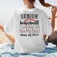 Senior Baseball Mom Class Of 2024 High School College Sports Women's T-Shirt Back Print Senior Baseball Mom Class Of 2024 High School College Sports Women's T-Shirt Back Print