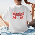 Somebody's Loud Mouth Baseball Mom Mama Premium Women's T-Shirt Back Print