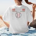 Sorry My Son Has Baseball Baseball Mom Women's T-Shirt Back Print Sorry My Son Has Baseball Baseball Mom Women's T-Shirt Back Print