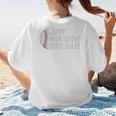 Sports Meme Rub Some Dirt On It For Baseball Mom Premium Women's T-Shirt Back Print