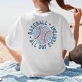 Spring 2024 Season Cute Baseball Mom All Day Everyday Women's T-Shirt Back Print Spring 2024 Season Cute Baseball Mom All Day Everyday Women's T-Shirt Back Print