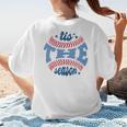 Spring 2024 Season Cute Baseball Mom It Is The Season Women's T-Shirt Back Print Spring 2024 Season Cute Baseball Mom It Is The Season Women's T-Shirt Back Print