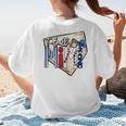 T-Ball Mimi Baseball Mom Game Day Women's T-Shirt Back Print
